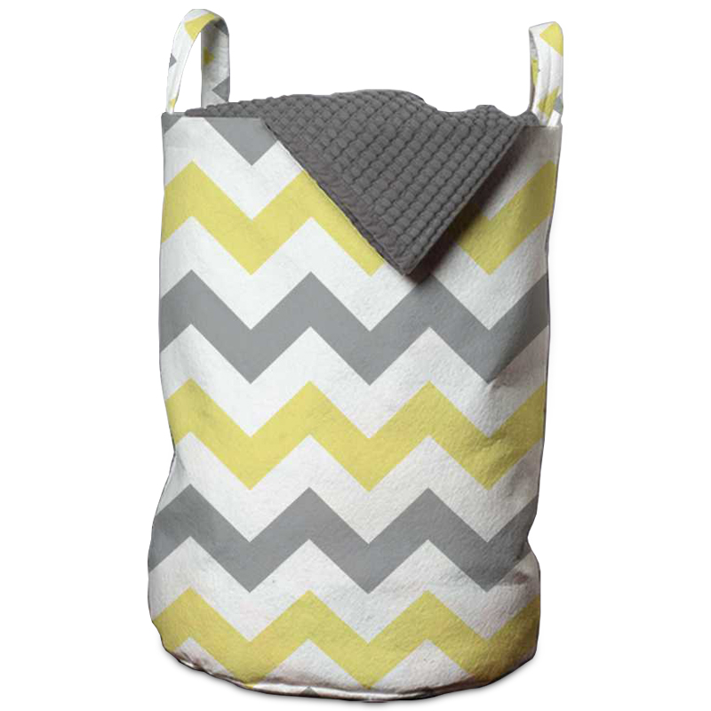 Корзина Mustard and Gray Chevron II Basket Мульти Корзина Mustard and Gray Chevron II Basket Мульти в Кирове | Loft Concept