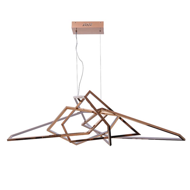 Люстра Geometric Plexus Gold Chandelier Золотой Люстра Geometric Plexus Gold Chandelier Золотой в Кирове | Loft Concept