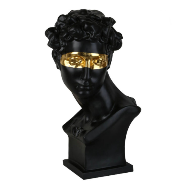 Статуэтка Bust Eyes Opposite Черный Золотой Статуэтка Bust Eyes Opposite Черный Золотой в Кирове | Loft Concept