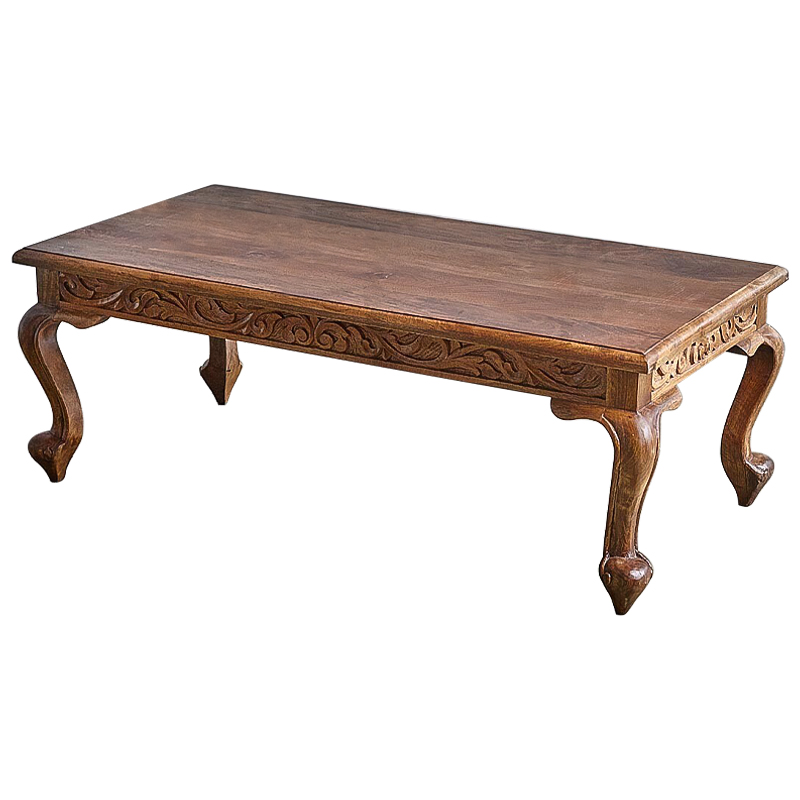 Кофейный стол из массива манго Sigrid Coffee Table Grey Mango Коричневый Кофейный стол из массива манго Sigrid Coffee Table Grey Mango Коричневый в Кирове | Loft Concept