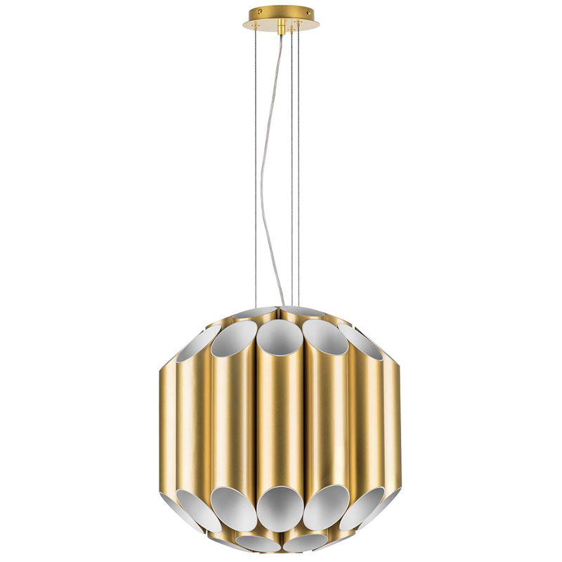 Люстра Garbi Gold Pipe Organ Chandelier 44 Золотой Белый Люстра Garbi Gold Pipe Organ Chandelier 44 Золотой Белый в Кирове | Loft Concept