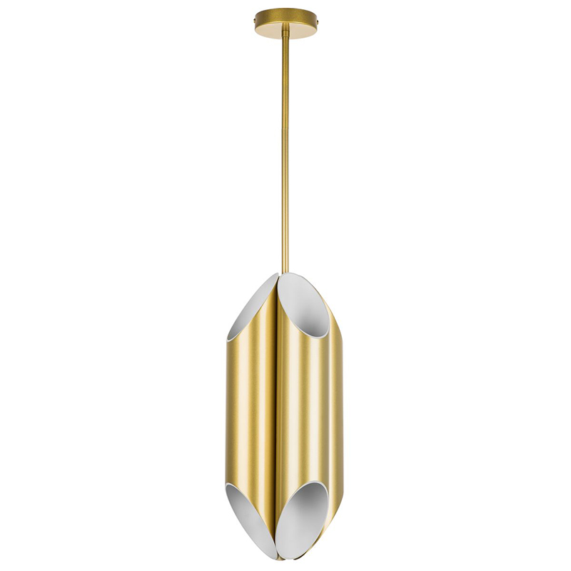 Подвесной светильник Garbi Gold Pipe Organ Hanging Lamp Золотой Белый Подвесной светильник Garbi Gold Pipe Organ Hanging Lamp Золотой Белый в Кирове | Loft Concept
