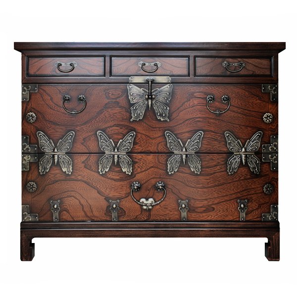 Китайский комод Chinoiserie chest of drawers Butterfly Китайский комод Chinoiserie chest of drawers Butterfly в Кирове | Loft Concept