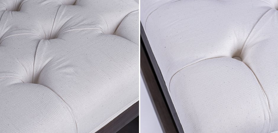 Оттоманка Coffee Table Ottoman linen and oak wood - фото №1