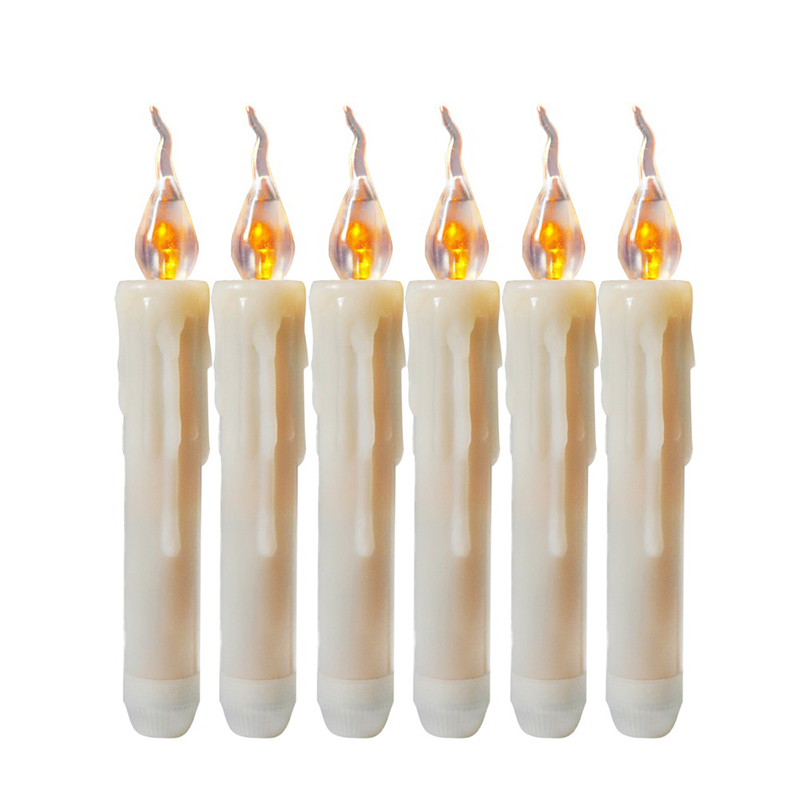 Набор из 6-ти свечей LED Candles Simulated Fire Белый Набор из 6-ти свечей LED Candles Simulated Fire Белый в Кирове | Loft Concept