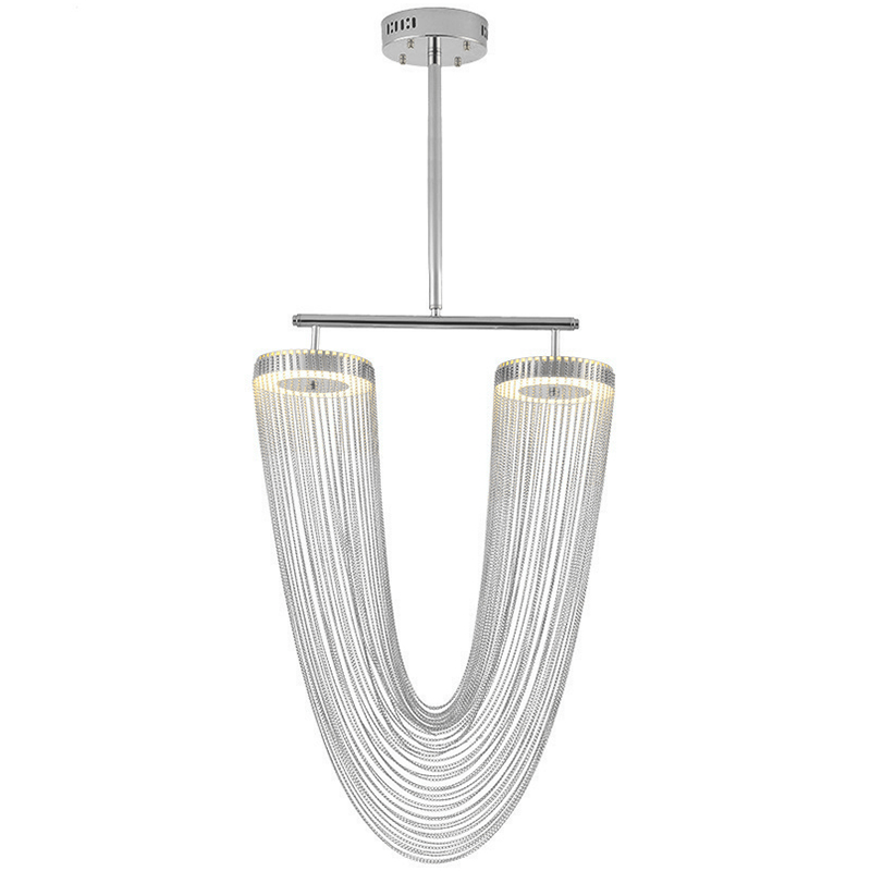 Люстра Otero Silver Larose Guyon Серебряный Люстра Otero Silver Larose Guyon Серебряный в Кирове | Loft Concept