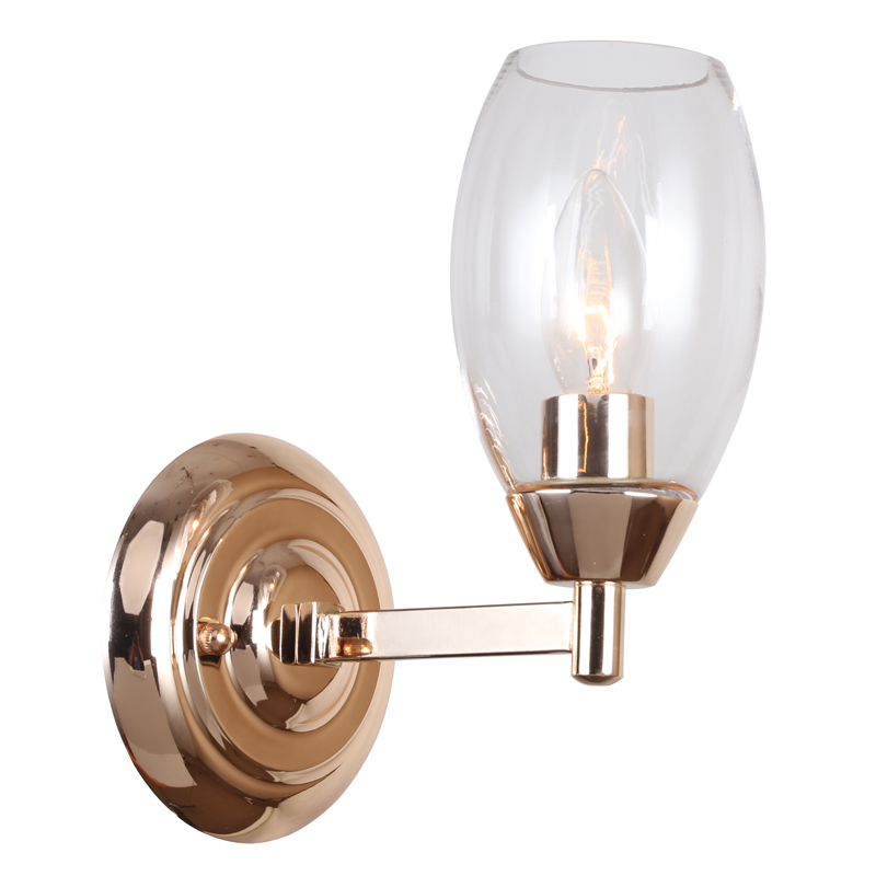 Бра Julian Sconce Глянцевое золото Прозрачный Бра Julian Sconce Глянцевое золото Прозрачный в Кирове | Loft Concept
