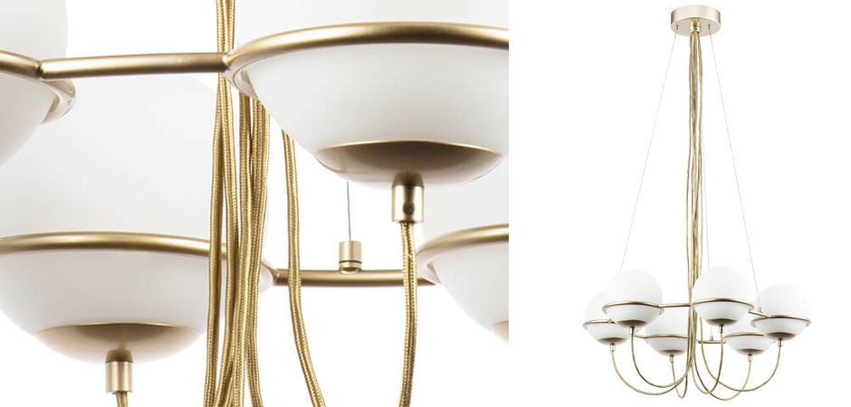 Люстра Melissa Chandelier Champagne 6 Люстра Melissa Chandelier Champagne 6 - Loft-Concept в Кирове