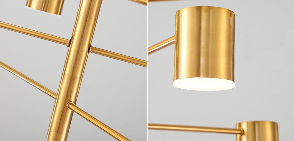 Светильник LED Lighting Gold 8 lampholders Светильник LED Lighting Gold 8 lampholders - Loft-Concept в Кирове