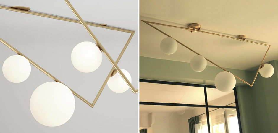 Потолочный светильник Atelier Areti Girlande Ceiling Triangle Потолочный светильник Atelier Areti Girlande Ceiling Triangle - Loft-Concept в Кирове