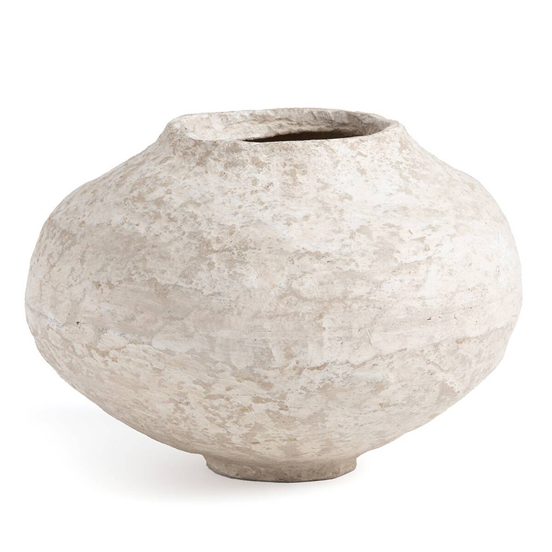 Ваза Csaba Papier Mache Vase 25 Бежево-серый Ваза Csaba Papier Mache Vase 25 Бежево-серый в Кирове | Loft Concept