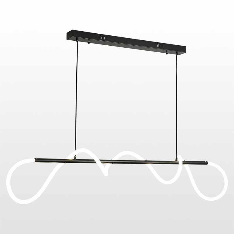 Люстра Luke Lampco Tracer Chandelier Black Line Белый Черный Люстра Luke Lampco Tracer Chandelier Black Line Белый Черный в Кирове | Loft Concept