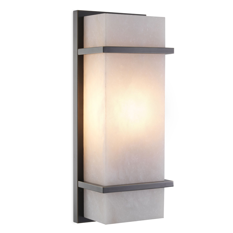 Бра Eichholtz Wall Lamp Spike S Темная бронза Белый Бра Eichholtz Wall Lamp Spike S Темная бронза Белый в Кирове | Loft Concept