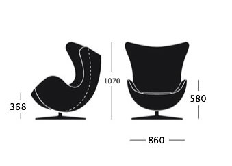 Кресло яйцо Egg Chair Кресло яйцо Egg Chair в Кирове