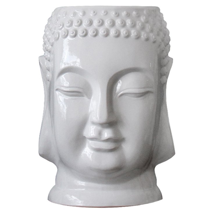 Керамический табурет White buddha Белый в Кирове | Loft Concept 