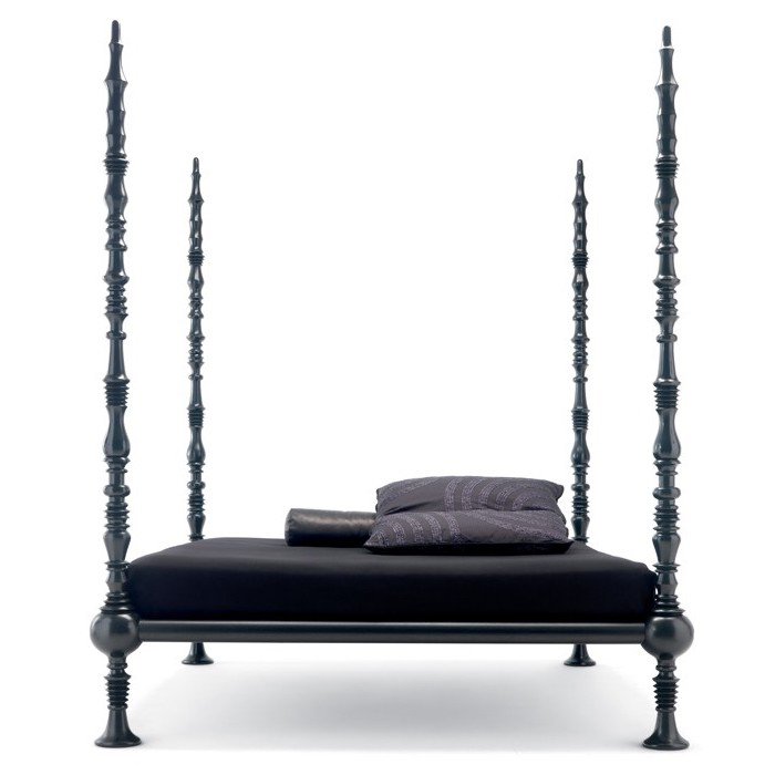 Кровать Mama li Turchi by Ceccotti Collezioni Black Черный Кровать Mama li Turchi by Ceccotti Collezioni Black Черный в Кирове | Loft Concept