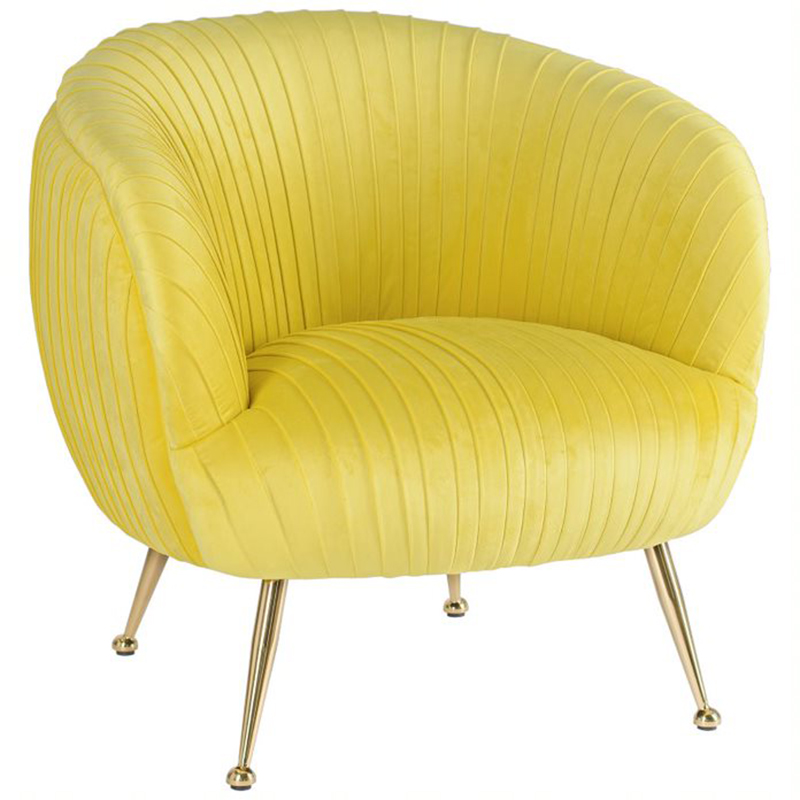 Кресло SOUFFLE CHAIR yellow Желтый матовое золото Кресло SOUFFLE CHAIR yellow Желтый матовое золото в Кирове | Loft Concept