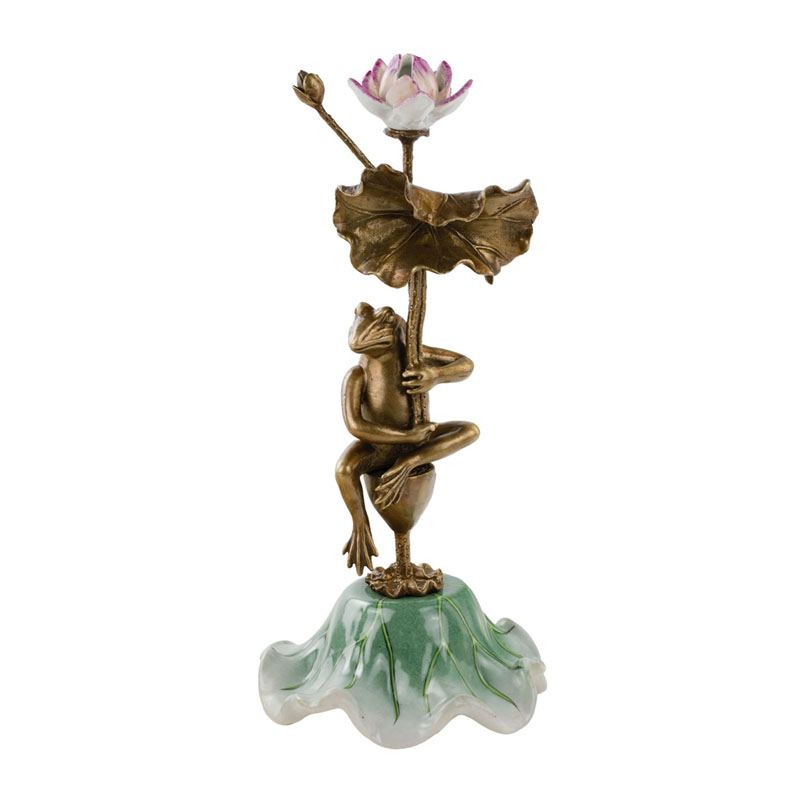 Статуэтка Frog On Flower Мульти Статуэтка Frog On Flower Мульти в Кирове | Loft Concept