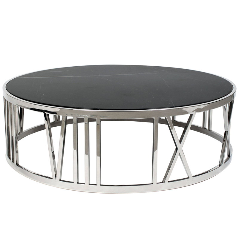 Кофейный стол Eichholtz Coffee Table Roman Figures Нержавеющая сталь Черный Мрамор Nero Кофейный стол Eichholtz Coffee Table Roman Figures Нержавеющая сталь Черный Мрамор Nero в Кирове | Loft Concept