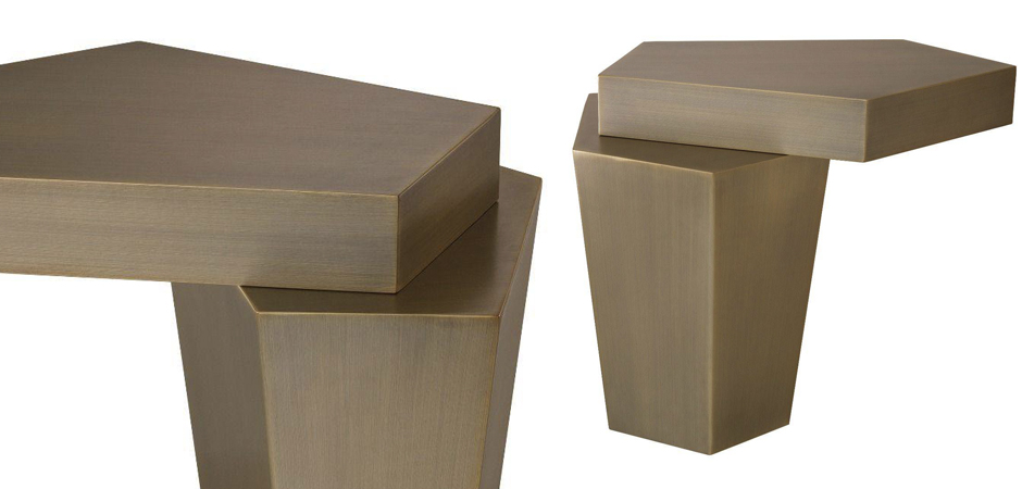 Приставной стол Eichholtz Coffee Table Calabasas High brass Приставной стол Eichholtz Coffee Table Calabasas High brass - Loft-Concept в Кирове
