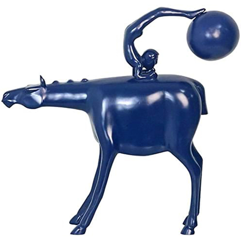 Статуэтка Acrobat on Horseback Statuette Синий Статуэтка Acrobat on Horseback Statuette Синий в Кирове | Loft Concept