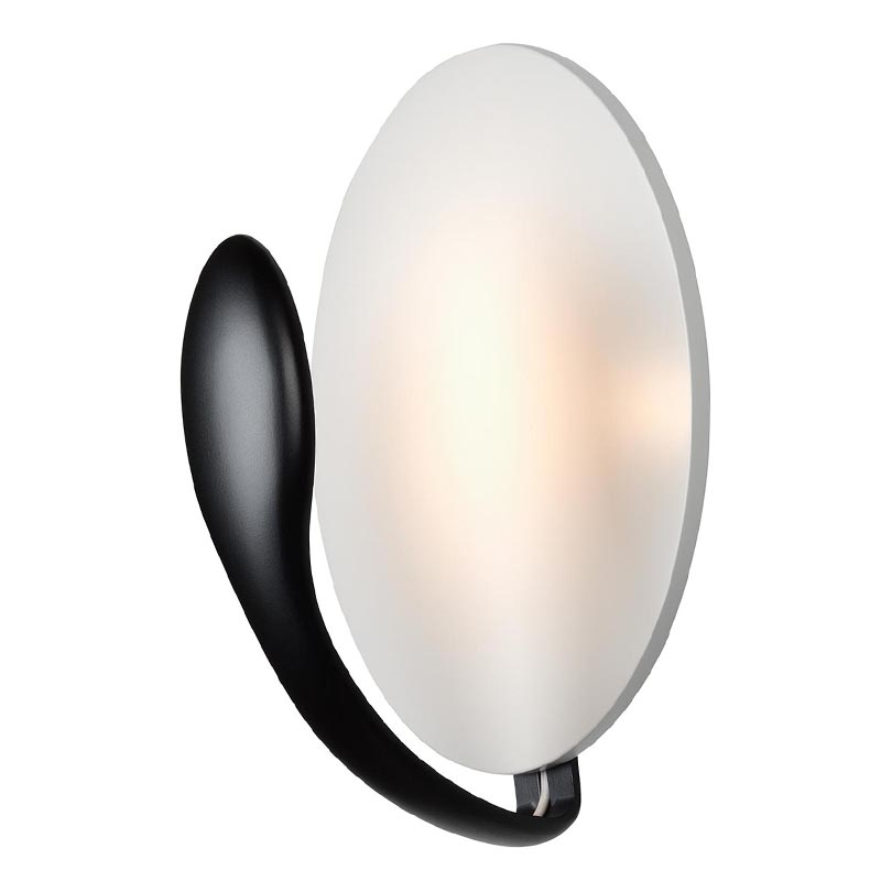 Бра Devi Black Spot Wall Lamp Белый Черный Бра Devi Black Spot Wall Lamp Белый Черный в Кирове | Loft Concept