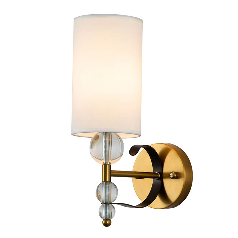 Бра Annelies Wall Lamp Золотой Черный Белый Бра Annelies Wall Lamp Золотой Черный Белый в Кирове | Loft Concept