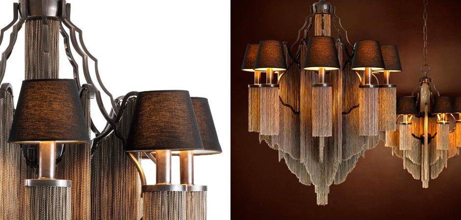 Люстра Eichholtz Chandelier Fringe L - Loft-Concept в Кирове