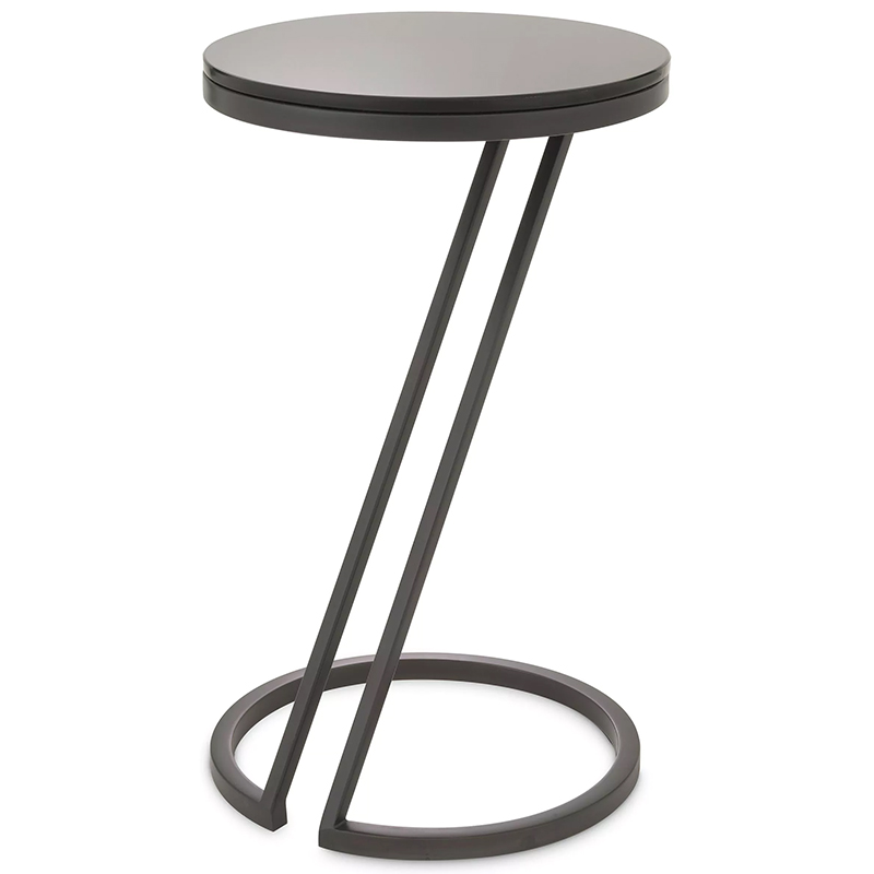 Приставной стол Eichholtz Side Table Falcone Black Черный Приставной стол Eichholtz Side Table Falcone Black Черный в Кирове | Loft Concept
