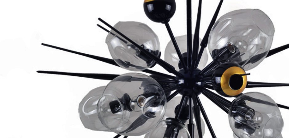 Люстра Boom Bubble Black 10 плафонов Люстра Boom Bubble Black 10 плафонов - Loft-Concept в Кирове