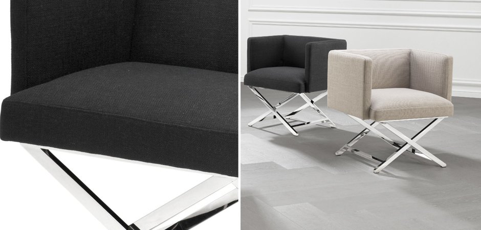 Кресло Eichholtz Chair Dawson Black Кресло Eichholtz Chair Dawson Black - Loft-Concept в Кирове