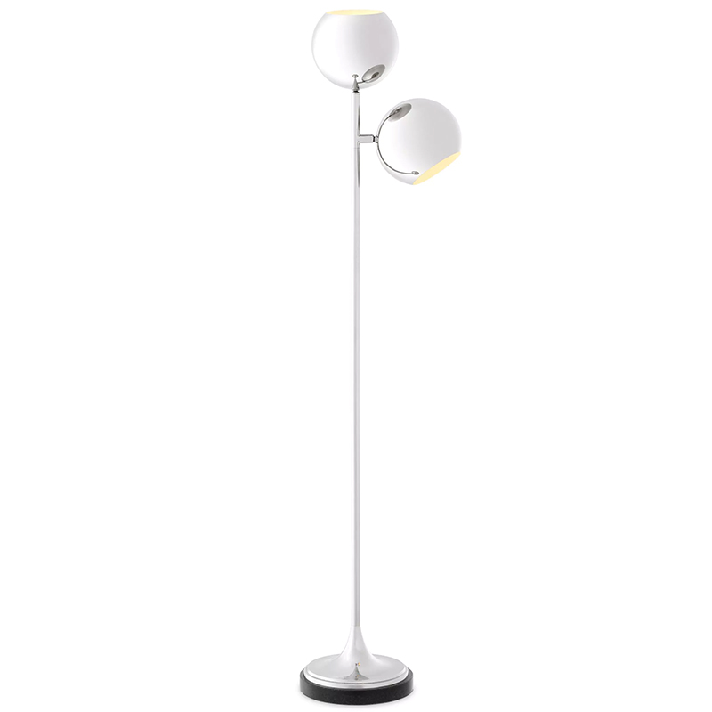 Торшер Eichholtz Floor Lamp Compton Nickel Никель Торшер Eichholtz Floor Lamp Compton Nickel Никель в Кирове | Loft Concept