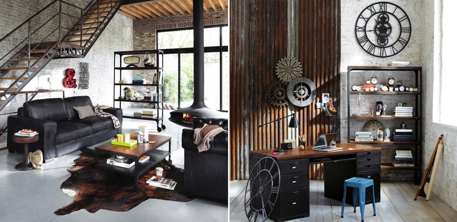 Стеллаж Industrial Bar Oak Stella Стеллаж Industrial Bar Oak Stella - Loft-Concept в Кирове