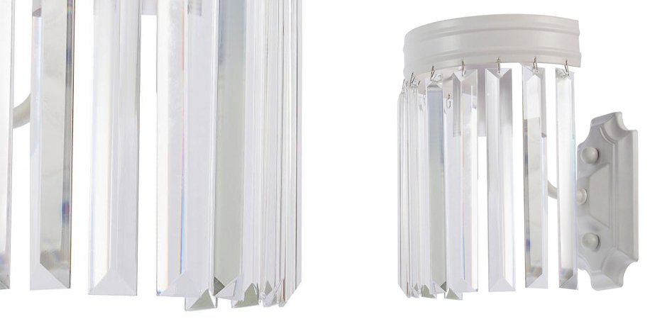 Настенная лампа RH Odeon Clear Glass White Bra Настенная лампа RH Odeon Clear Glass White Bra - Loft-Concept в Кирове