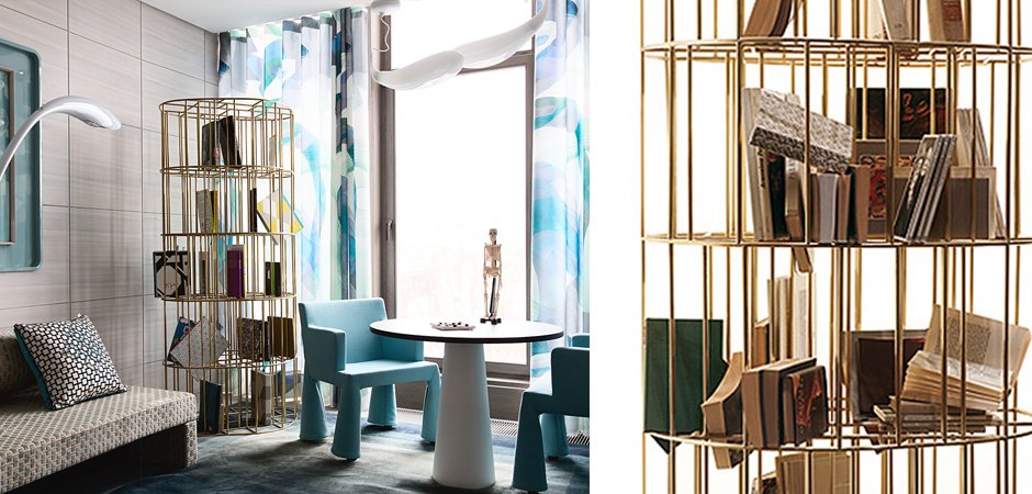 Стеллаж CECCOTTI Bibliotheque Golden Сage Стеллаж CECCOTTI Bibliotheque Golden Сage - Loft-Concept в Кирове