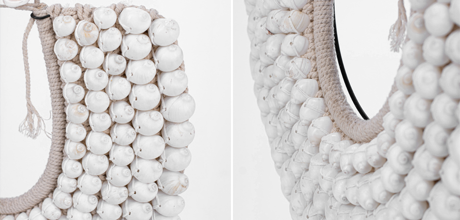 Ожерелье из ракушек на подставке Round Shell Necklace Ожерелье из ракушек на подставке Round Shell Necklace - Loft-Concept в Кирове
