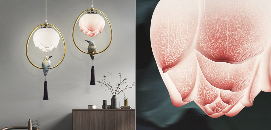 Подвесной светильник Blue Bird with Tassel Подвесной светильник Blue Bird with Tassel - Loft-Concept в Кирове