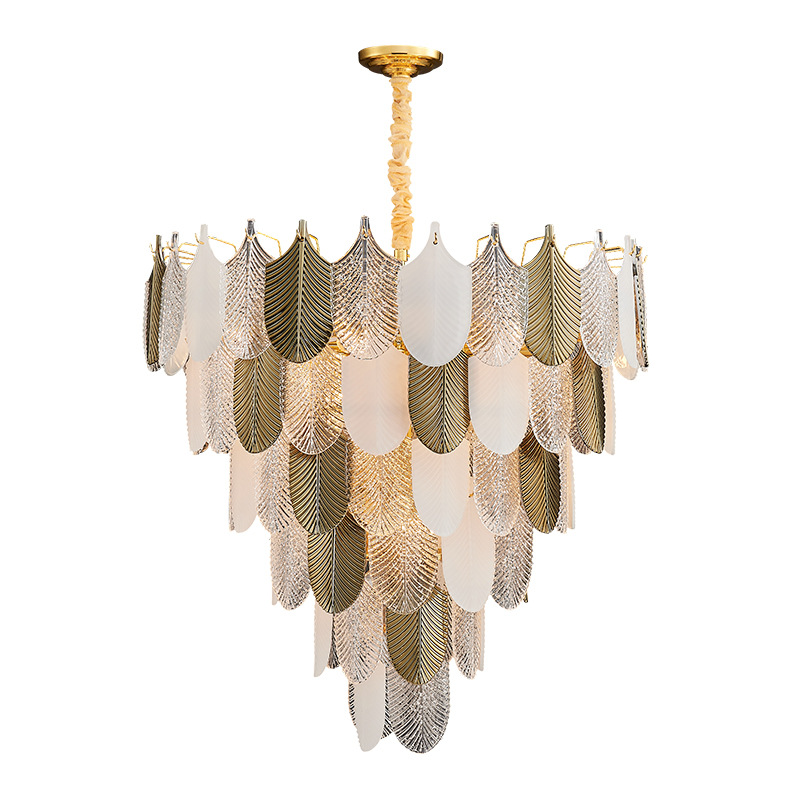 Люстра Abelia Chandelier Золотой Белый Прозрачный Люстра Abelia Chandelier Золотой Белый Прозрачный в Кирове | Loft Concept