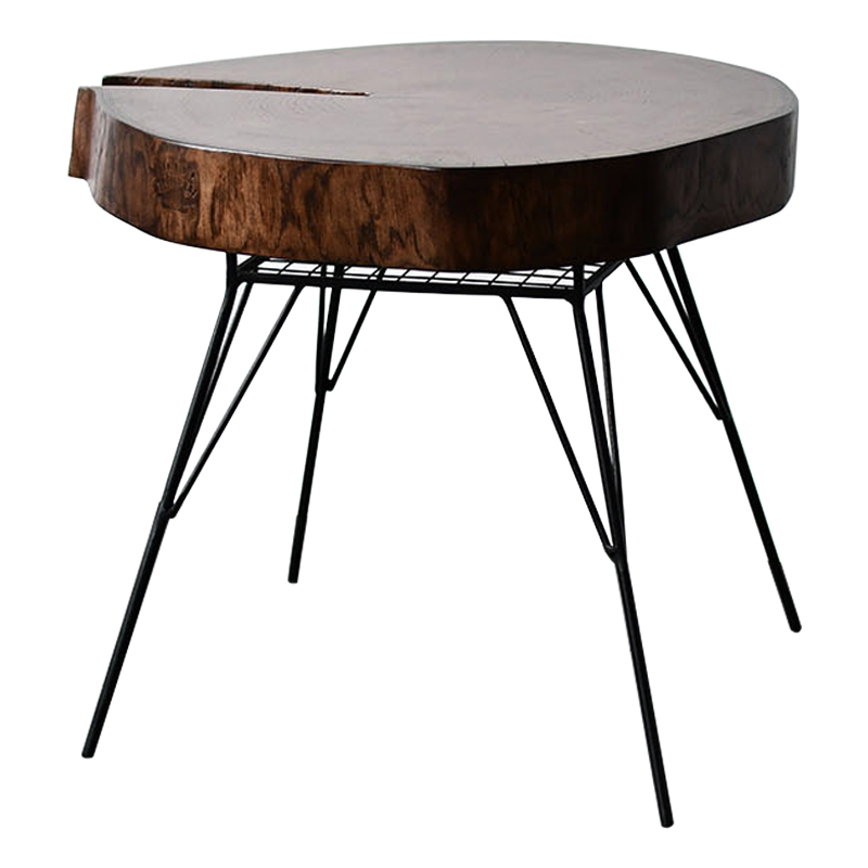 Кофейный стол Bains Industrial Metal Rust Coffee Table Коричневый Черный Кофейный стол Bains Industrial Metal Rust Coffee Table Коричневый Черный в Кирове | Loft Concept
