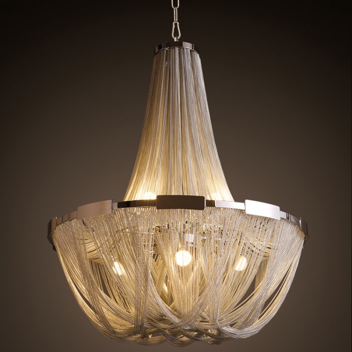 Люстра Soscik Golden Chain Chandelier Золотой Люстра Soscik Golden Chain Chandelier Золотой в Кирове | Loft Concept