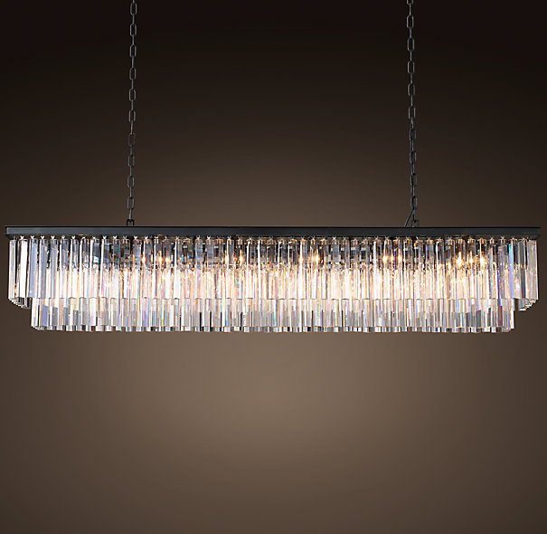 Люстра RH 1920s Odeon Clear Glass Fringe Black iron 150 Черный Люстра RH 1920s Odeon Clear Glass Fringe Black iron 150 Черный в Кирове | Loft Concept
