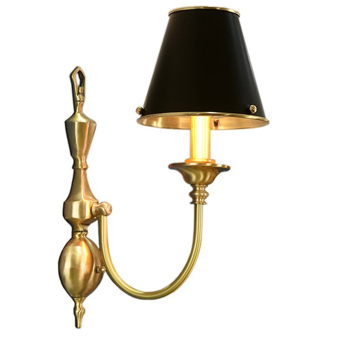 Бра Classic Monograms One Черный Латунь Бра Classic Monograms One Черный Латунь в Кирове | Loft Concept