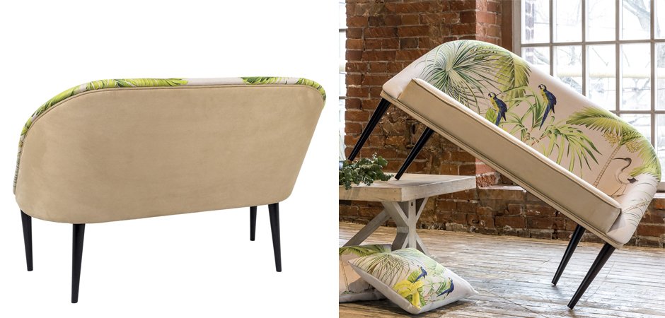 Диван Sofa Jungle Andaman fond bleu Диван Sofa Jungle Andaman fond bleu - Loft-Concept в Кирове