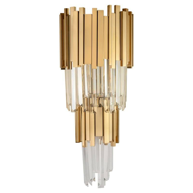 Бра Luxxu Modern Cascade Wall Lamp Gold 58 Золотой Прозрачное Стекло Бра Luxxu Modern Cascade Wall Lamp Gold 58 Золотой Прозрачное Стекло в Кирове | Loft Concept