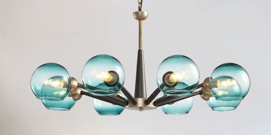Люстра Thalia chandelier Blue glass Люстра Thalia chandelier Blue glass - Loft-Concept в Кирове