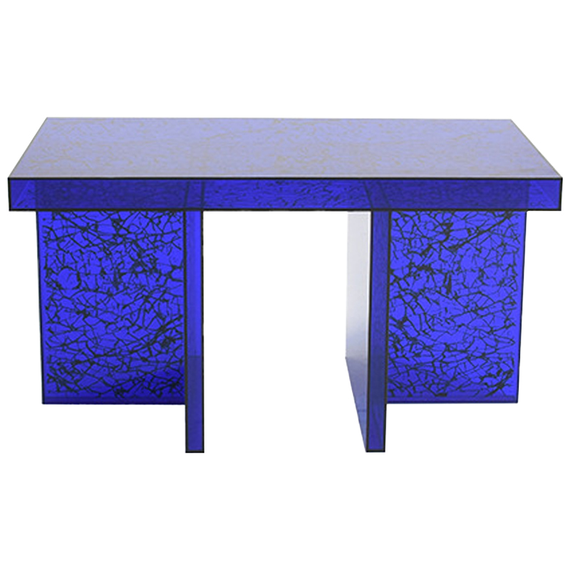 Кофейный стол Acrylic Blue Gerald Coffee Table Синий Черный Кофейный стол Acrylic Blue Gerald Coffee Table Синий Черный в Кирове | Loft Concept