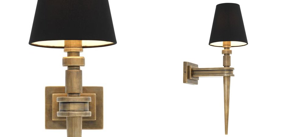 Бра Wall Lamp Waterloo Single Brass Бра Wall Lamp Waterloo Single Brass - Loft-Concept в Кирове