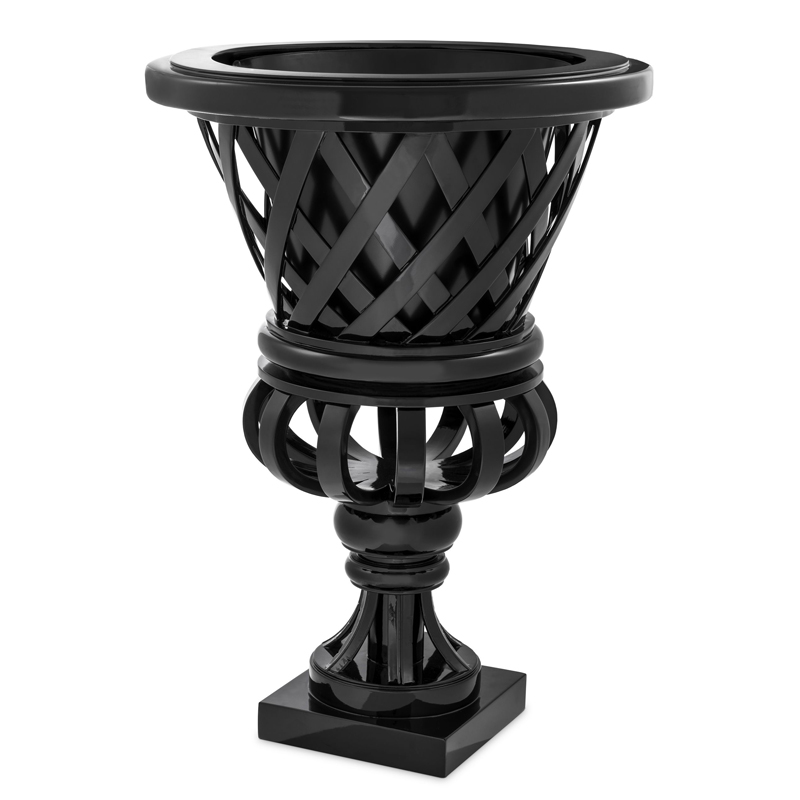 Ваза Eichholtz Planter Cypress Gardens Черный Ваза Eichholtz Planter Cypress Gardens Черный в Кирове | Loft Concept