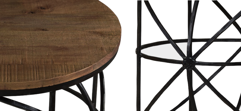 Журнальный стол Industrial Rust Round Sphero Table Журнальный стол Industrial Rust Round Sphero Table - Loft-Concept в Кирове