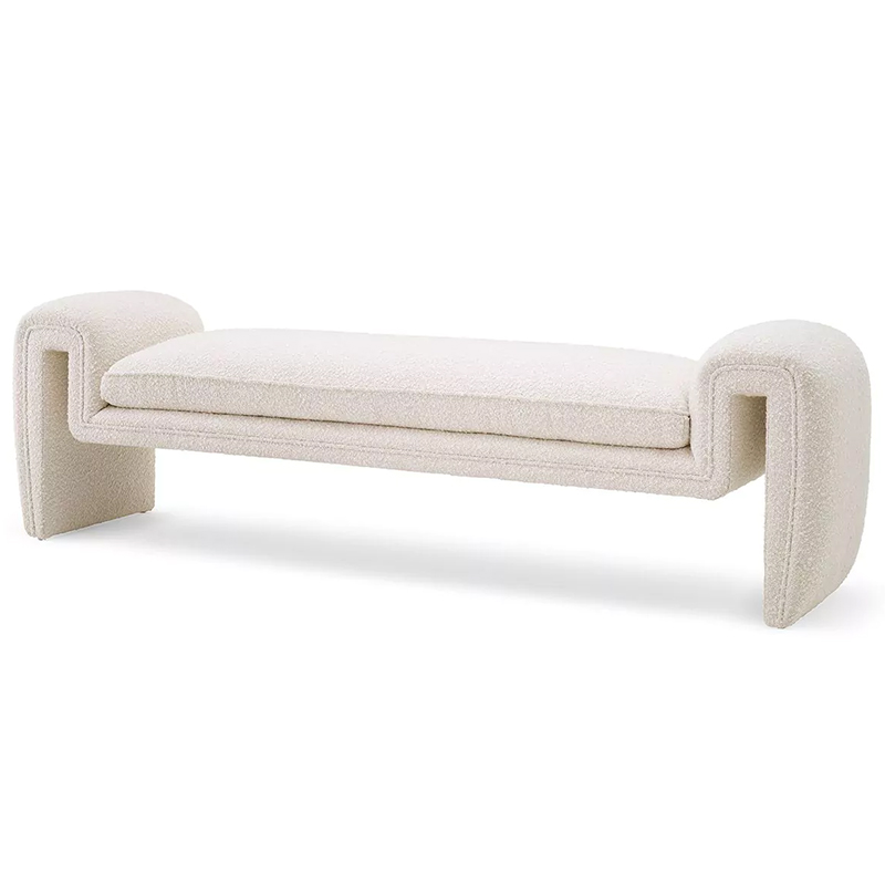 Банкетка Eichholtz Bench Tondo L Белый в Кирове | Loft Concept 